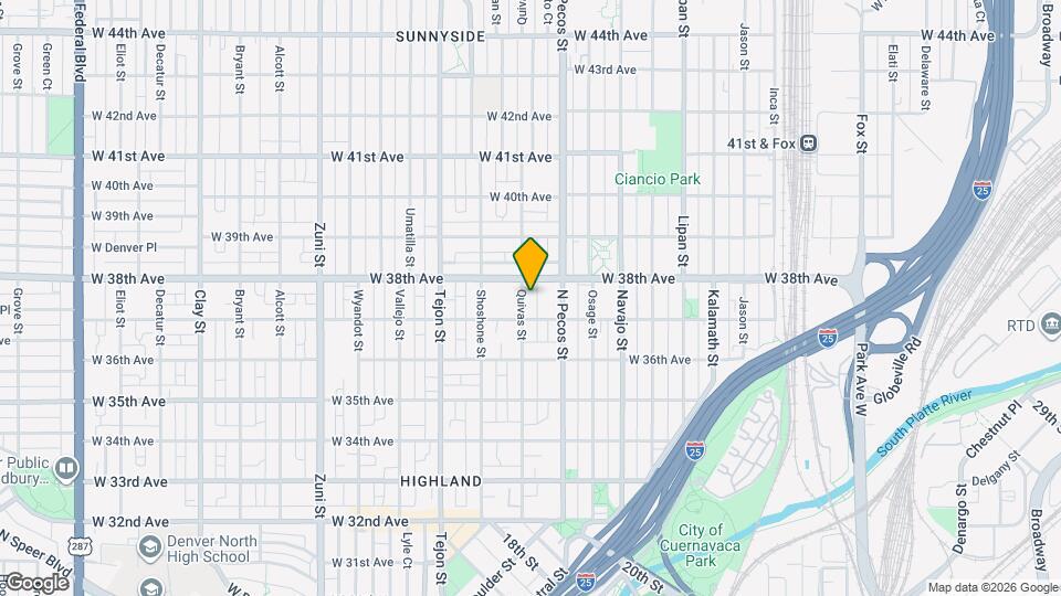 3732 Quivas St Map and Location Details