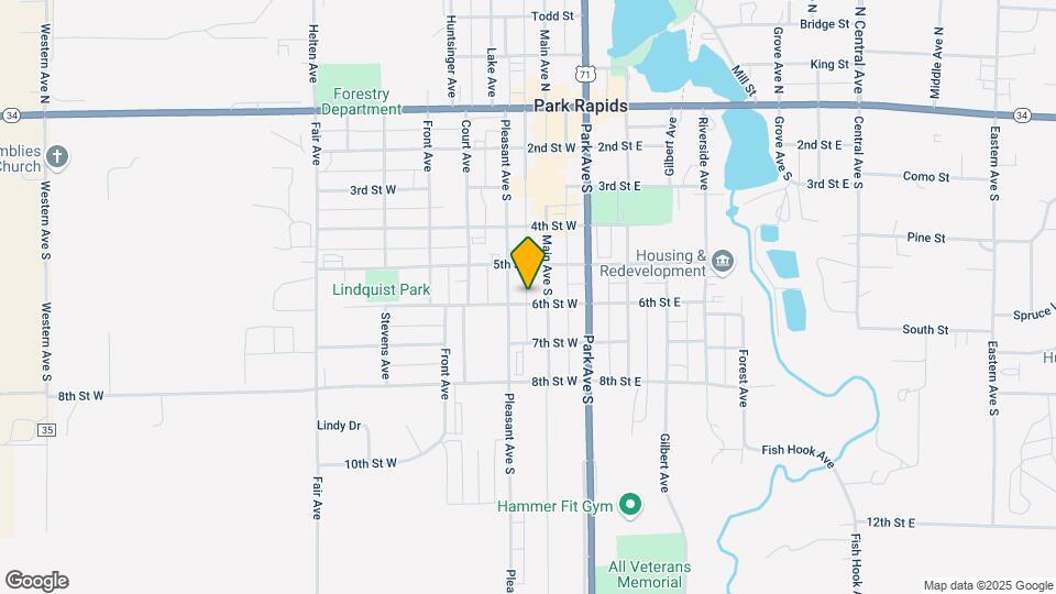 721 N Park Dr Map and Location Details