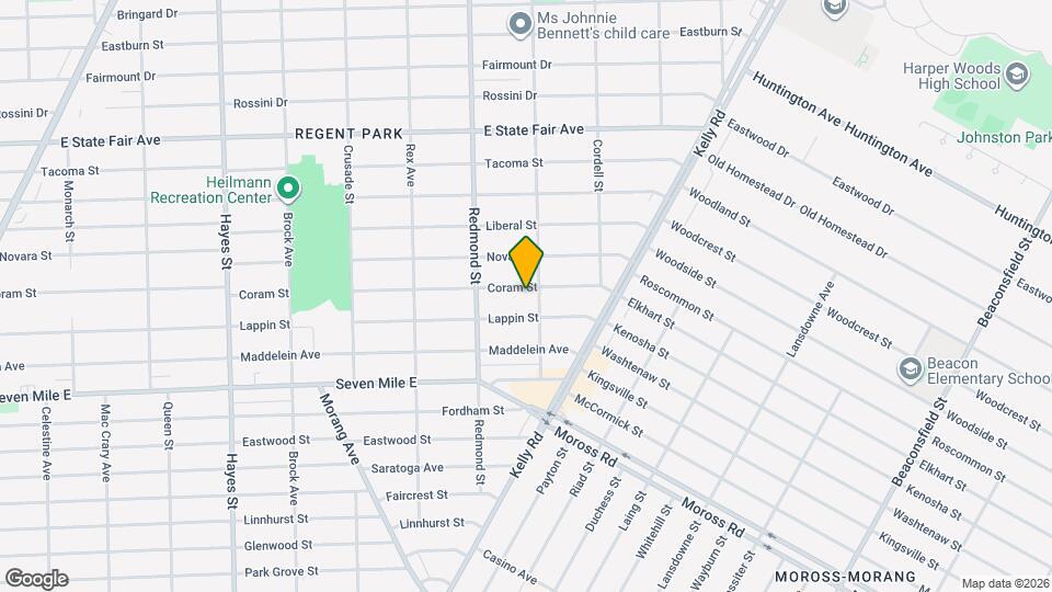 16092 Coram St Map and Location Details