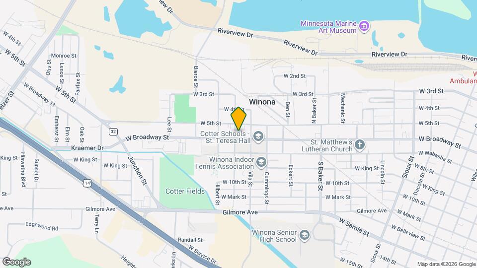 1174 W Broadway St, Unit UPSTAIRS Map and Location Details