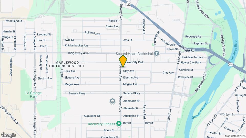 1376 Dewey Ave Mapa y Detalles de la Ubicación