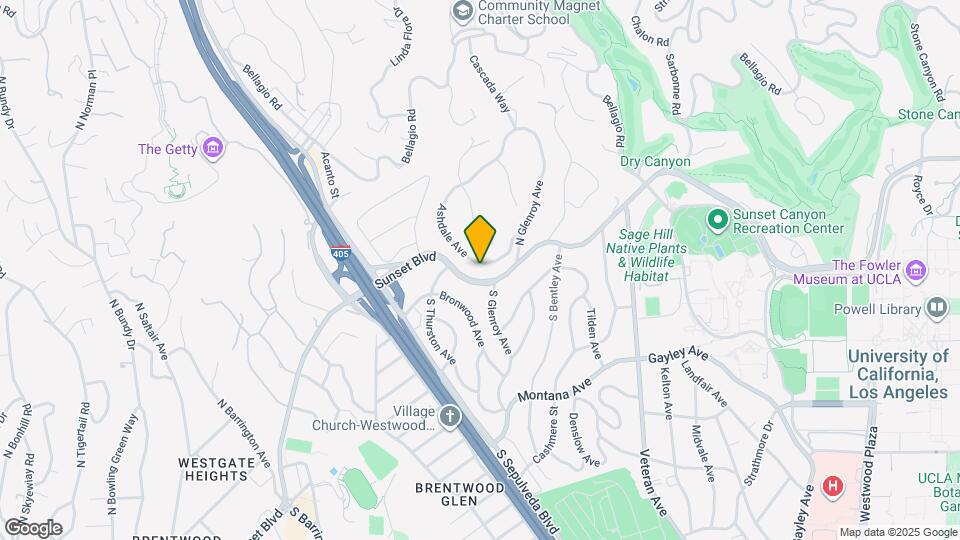 11215 Sunset Blvd Map and Location Details