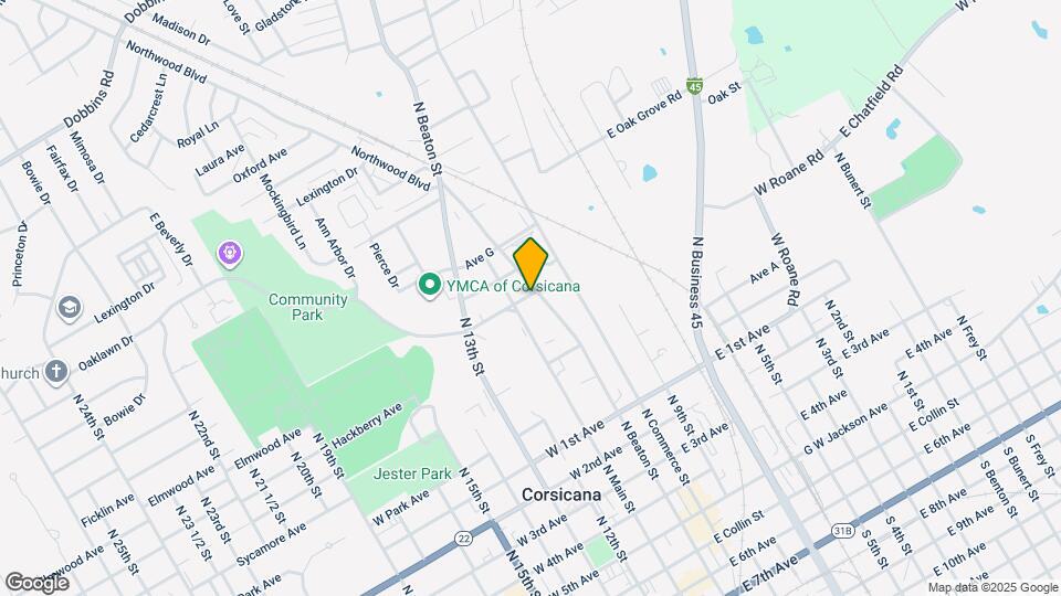 1020 N Beaton St Mapa y Detalles de la Ubicación