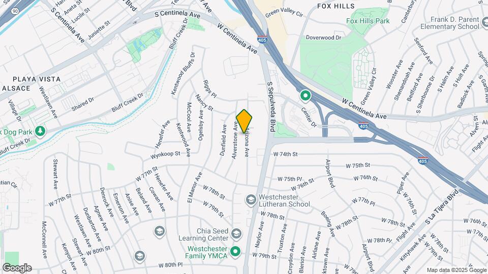 7121 Arizona Ave Map and Location Details