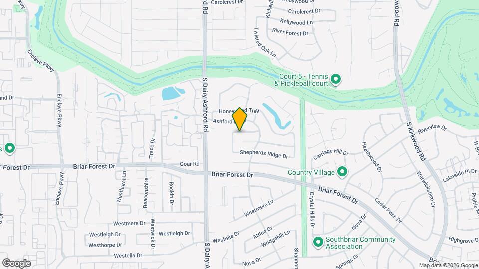 12531 Hazelwood Ln Map and Location Details