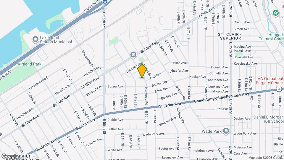 1176 Norwood Rd Map and Location Details