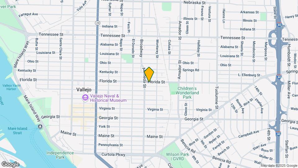 1117 Florida St Map and Location Details