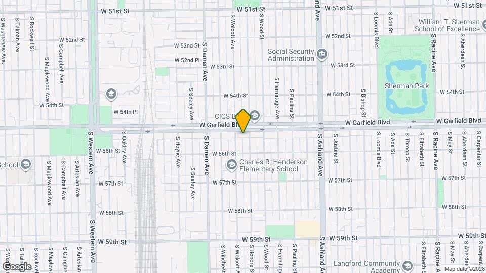 1847 W Garfield Blvd Map and Location Details
