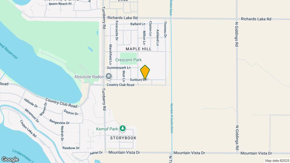 2427 Sunbury Ln Map and Location Details