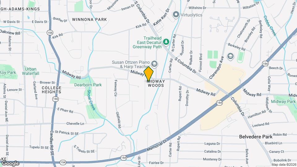 1304 Conway Rd Map and Location Details