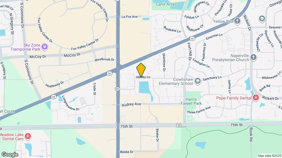 2812 Henley Ln Map and Location Details