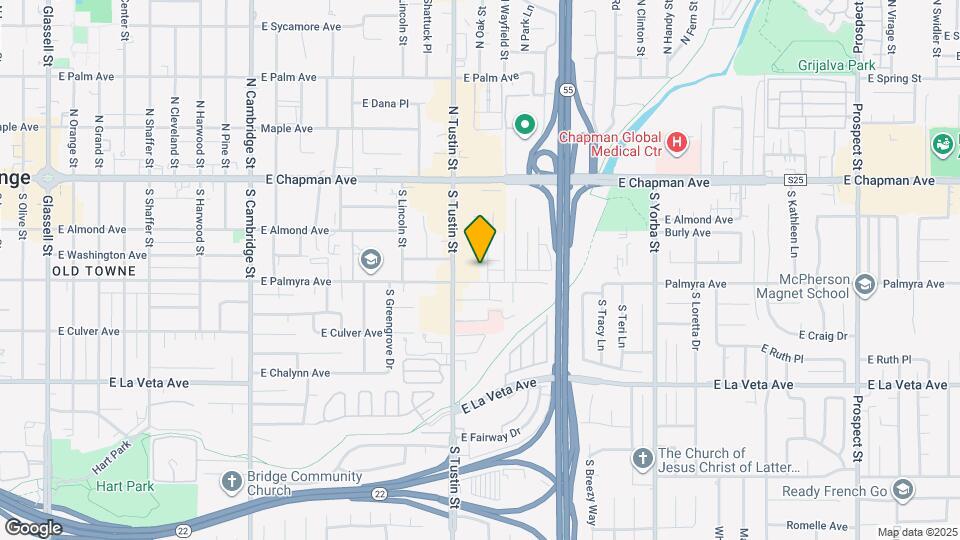 274 S Oak St Map and Location Details