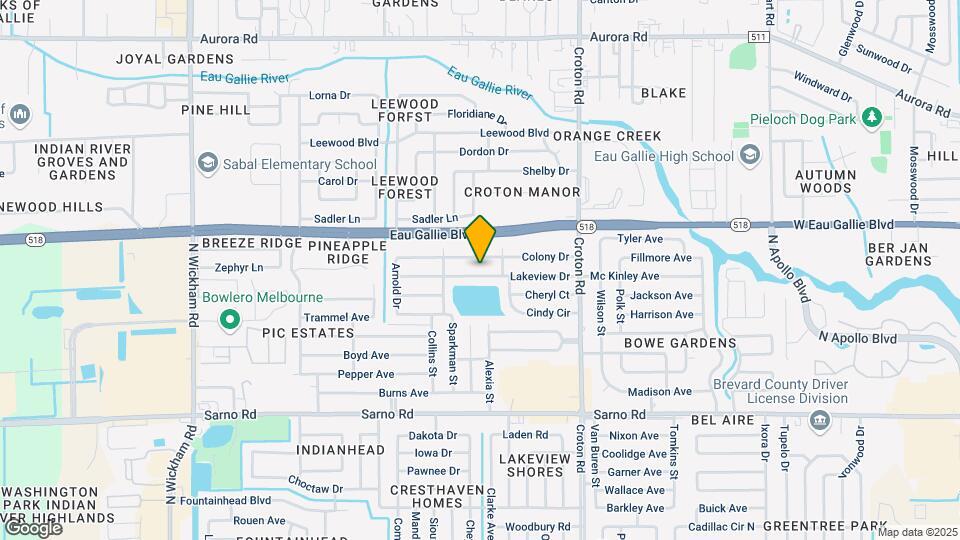 2292 Lakeview Dr Map and Location Details