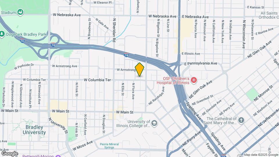 417 W Columbia Ter, Unit #2 Map and Location Details