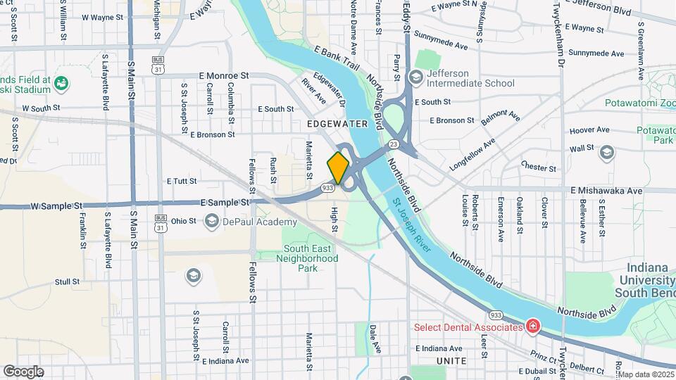 809 S George Ave Mapa y Detalles de la Ubicación