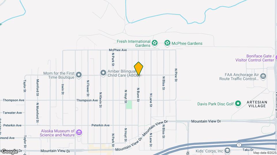 636 N Bunn St Map and Location Details