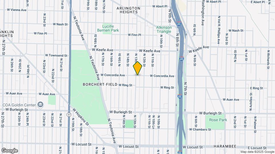 3298 N 13th St Map and Location Details