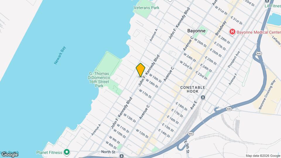 483 Kennedy Blvd, Unit 1F Map and Location Details