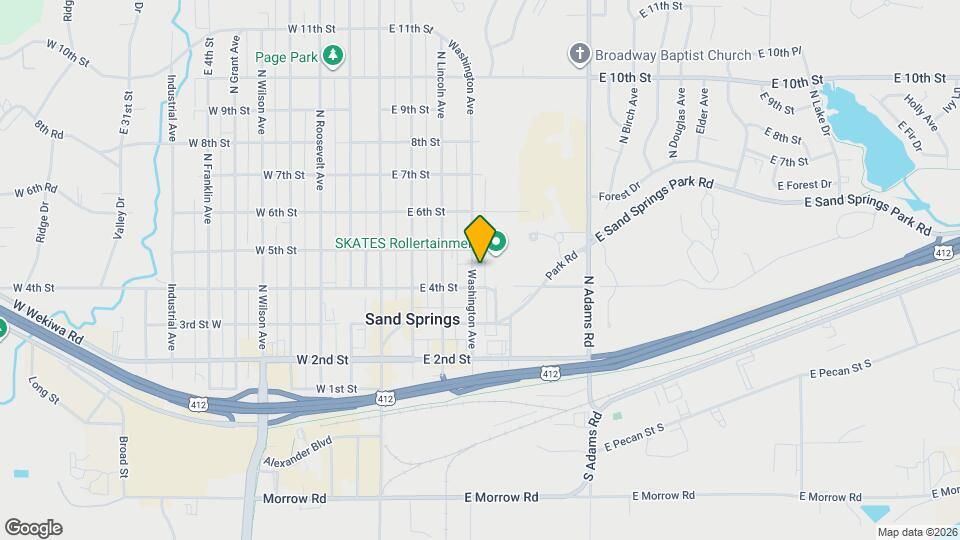 409 Washington Ave Map and Location Details