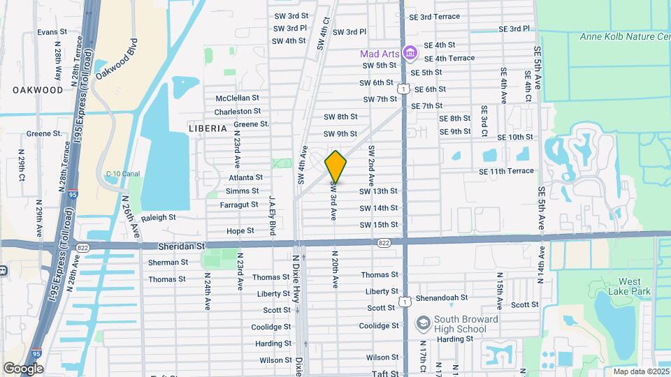 1213-1217-1217 SW 3rd Ave Map and Location Details