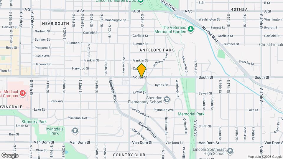 2829 South St Map and Location Details