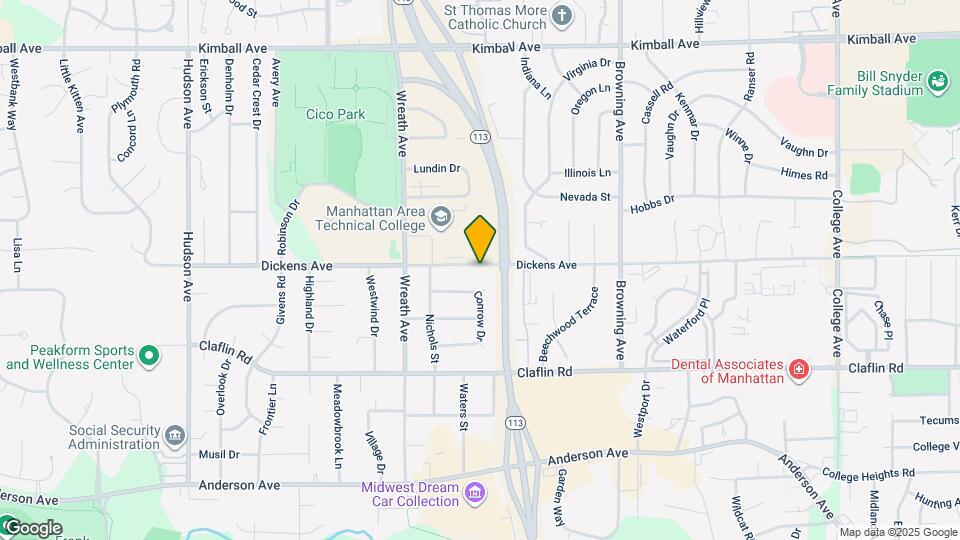 3009 Dickens Ave Map and Location Details