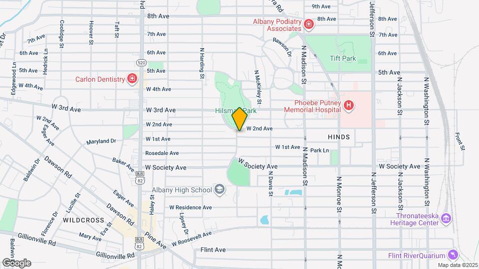 808 N Van Buren St Map and Location Details