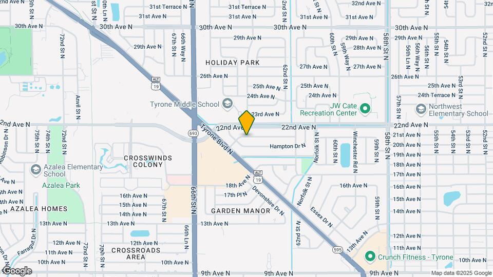 6366 21st Ave N Map and Location Details