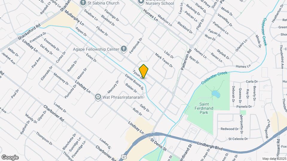 750 Tyson Dr Map and Location Details