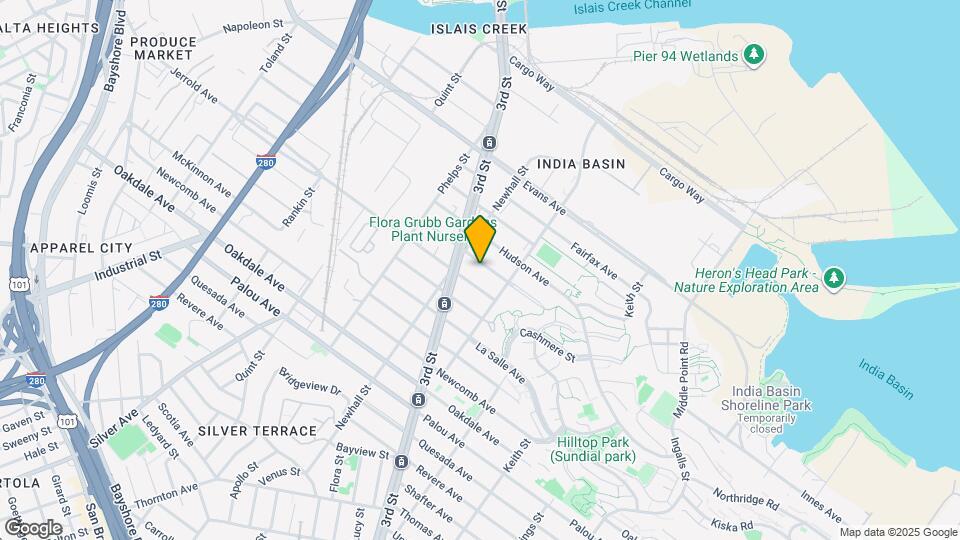 1561 Innes Ave Map and Location Details