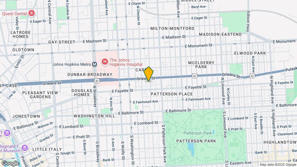 220 N Collington Ave Map and Location Details