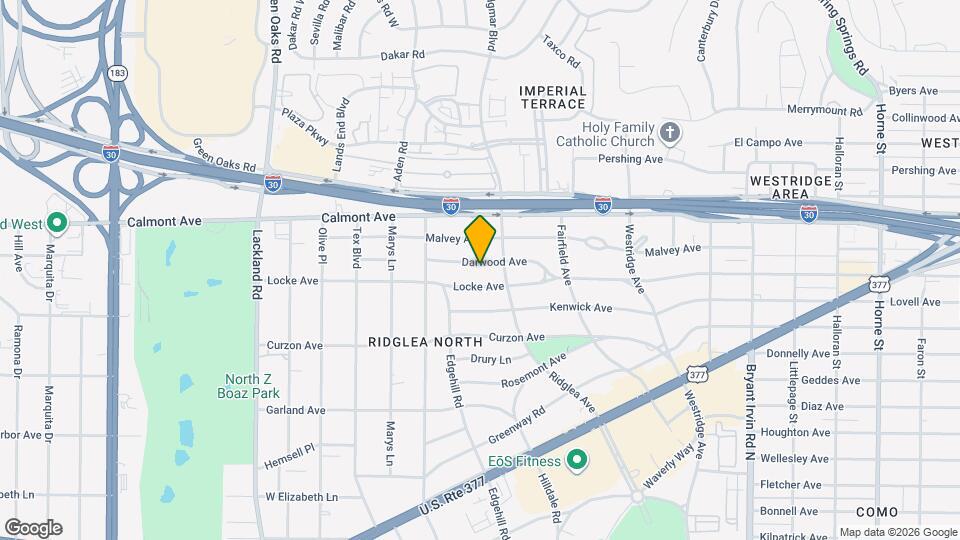 6417 Darwood Ave Map and Location Details