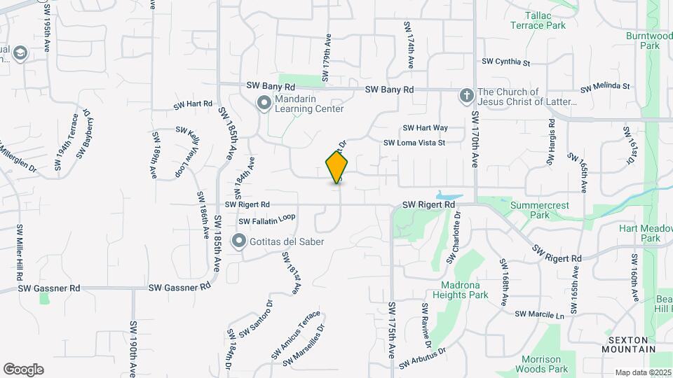 7909 SW Oviatt Dr Map and Location Details