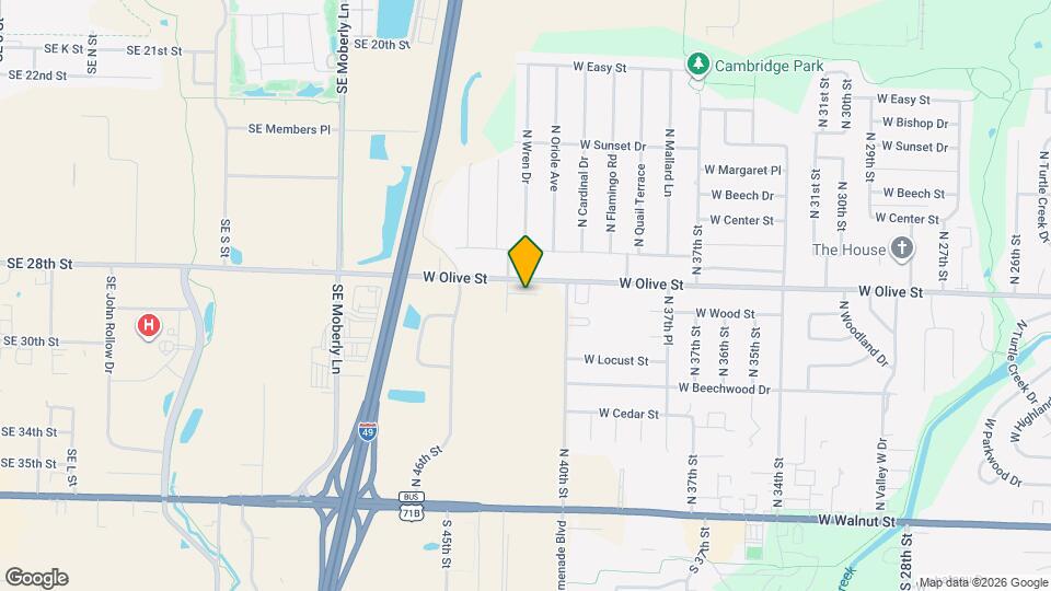 4110 W Wood St Map and Location Details