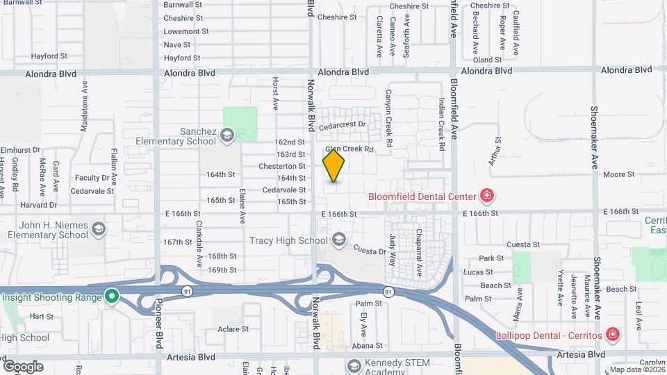 16419 Bear Meadow Cir Map and Location Details