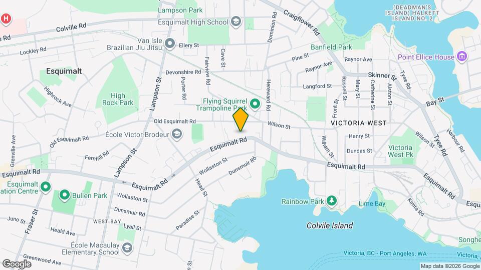 822 Esquimalt Rd Map and Location Details