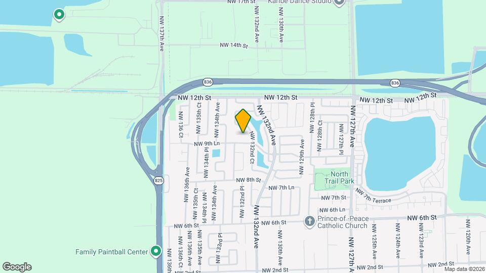 13248 NW 10th St Mapa y Detalles de la Ubicación