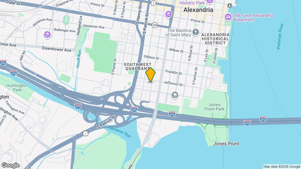 811 S Columbus St Map and Location Details