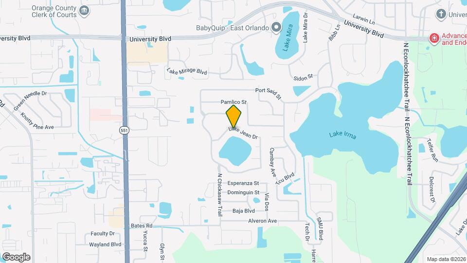 2971 Lake Jean Dr Map and Location Details