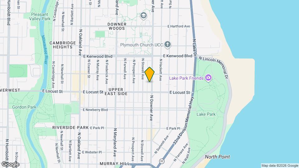 2935 N Downer Ave Map and Location Details