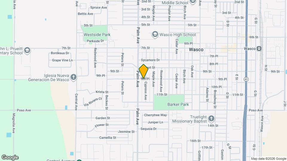 2001 9th Pl Map and Location Details