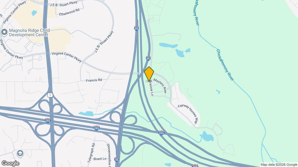 821 Brassie Ln Map and Location Details