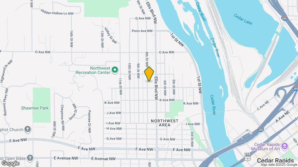 1309 8th St NW Map and Location Details