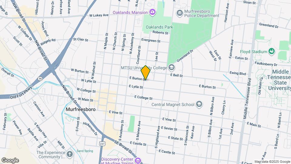 322 N Maney Ave Map and Location Details