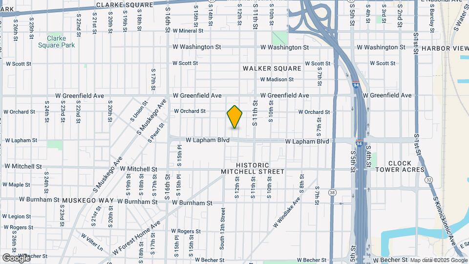 1563 S 12th St Map and Location Details