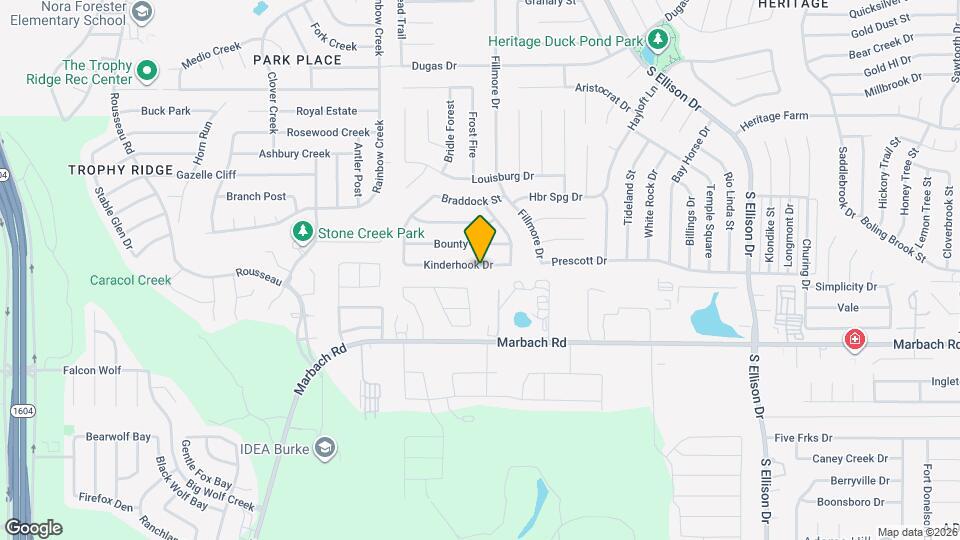 10526 Kinderhook Dr Map and Location Details