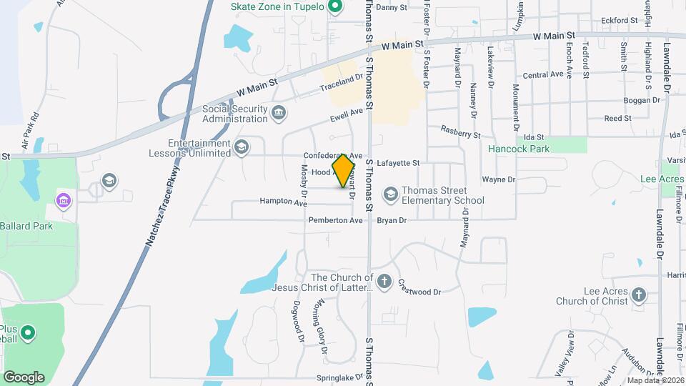 2503 Buckner Ave Map and Location Details