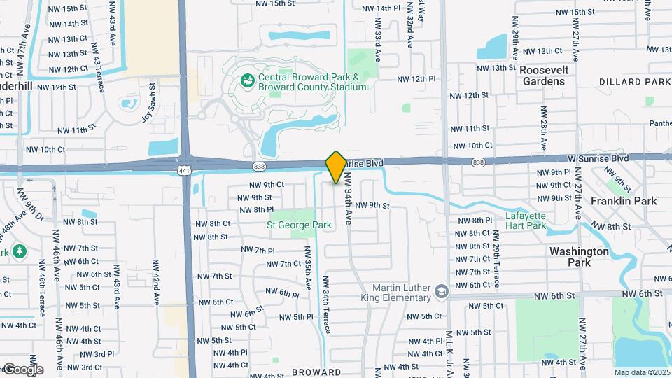 1370 NW 34th Way Map and Location Details
