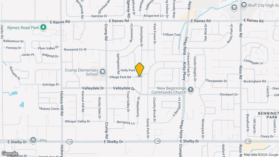 4415 Sunnyslope Dr Map and Location Details
