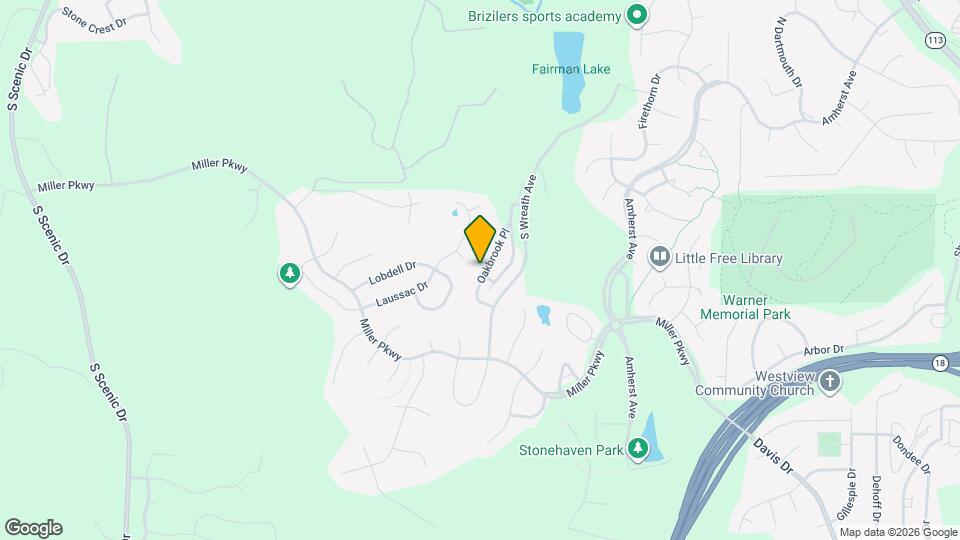 806 Oakbrook Pl Map and Location Details